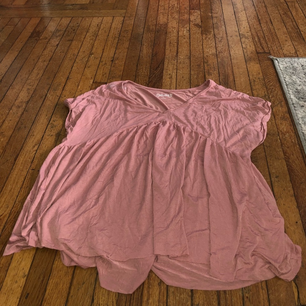 3/$15 Short sleeve pink top